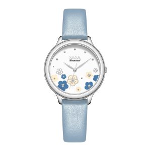 Saga Chroma Dance 54390-SVCRBL-2 – Nữ – Quartz (Pin) – Mặt Số 34mm – Kính Cứng – Mặt Số Đổi Màu – Đính Kim Cương