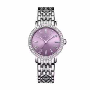 Saga Stella Chance 53578-SVVTSV-2 – Nữ – Quartz (Pin) – Mặt Số 30mm, Kính Cứng, Chống Nước 3ATM
